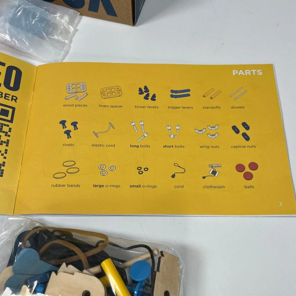Crunch Labs Build Box Tripwire STEM Kit Mark Rober Engineering - PARTS ONLY READ